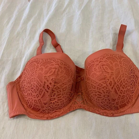 🌼AUDEN BALCONETTE COVERAGE LIGHTLY LINED WOMENS UNDERWIRE BRA SIZE 46… 🌼